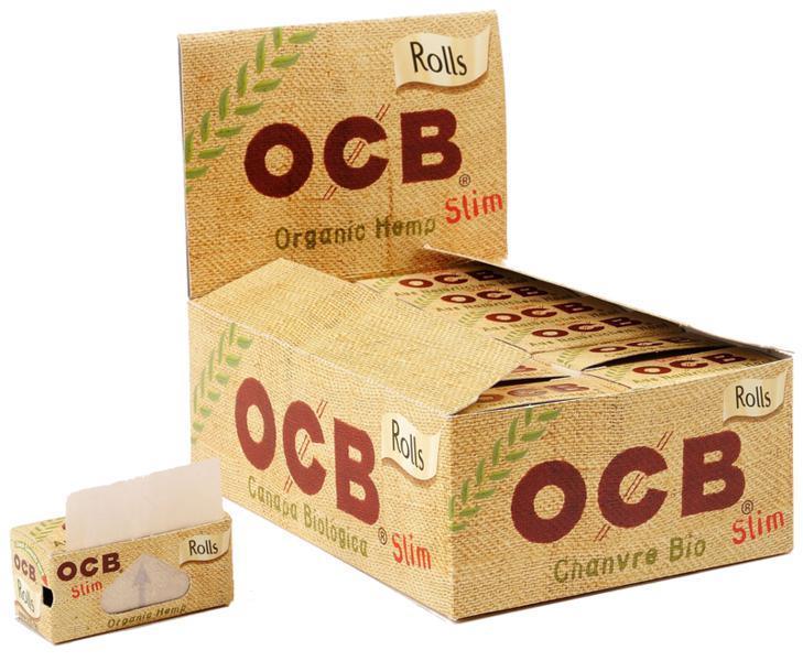 OCB Bio Slim Organic Hemp Rolls (24) - OCB - CBD Discounter