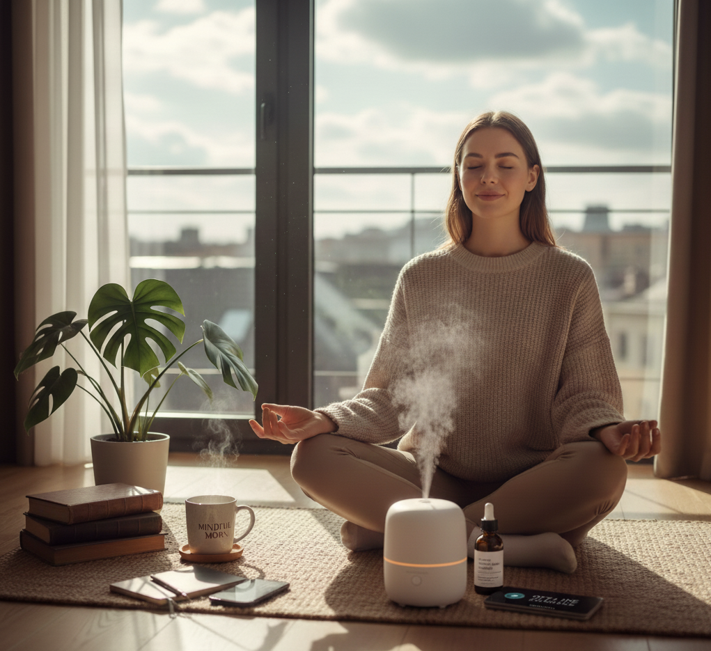 🌿 Rituale für mehr Achtsamkeit: So integrierst du CBD in deinen Alltag