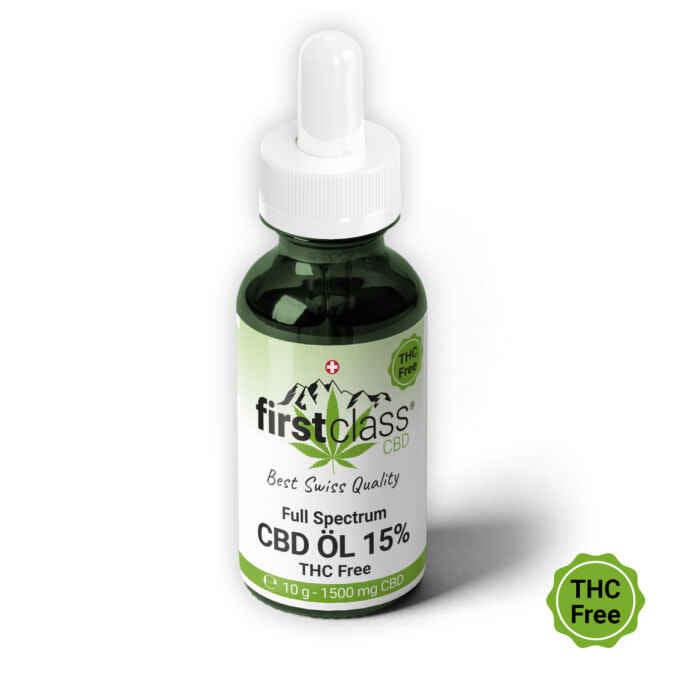 firstclass CBD Öl 15% THC Free - firstclass CBD - CBD Discounter