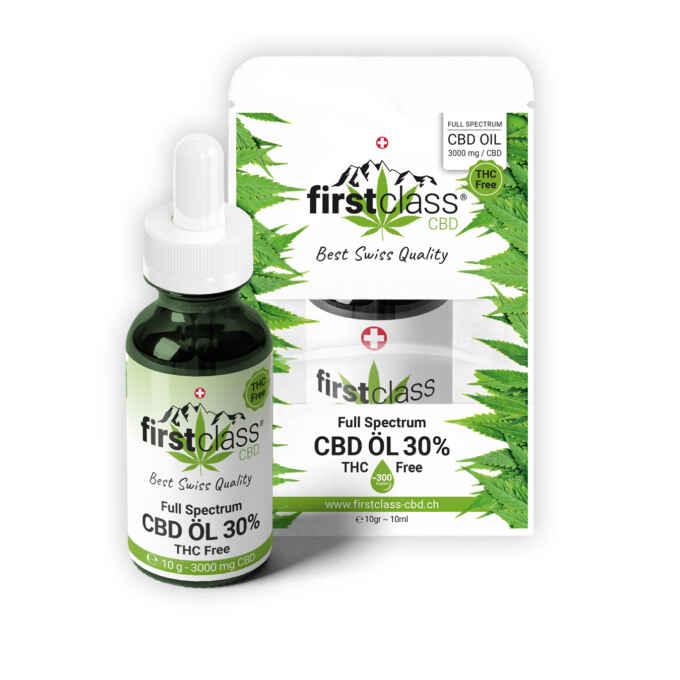 firstclass CBD Öl 30% THC Free - firstclass CBD - CBD Discounter