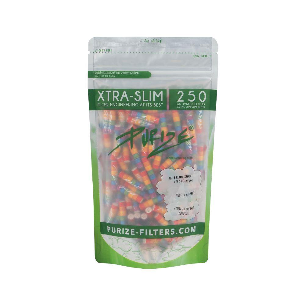 Purize Aktivkohlefilter Xtra Slim DIVERSITY (250 Stk.) - Purize - CBD Discounter